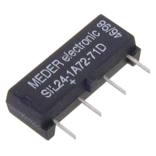 SIA24D-2K SIL-Reed-Relais 24V= 1xEIN 2000 Ohm +Diode par.